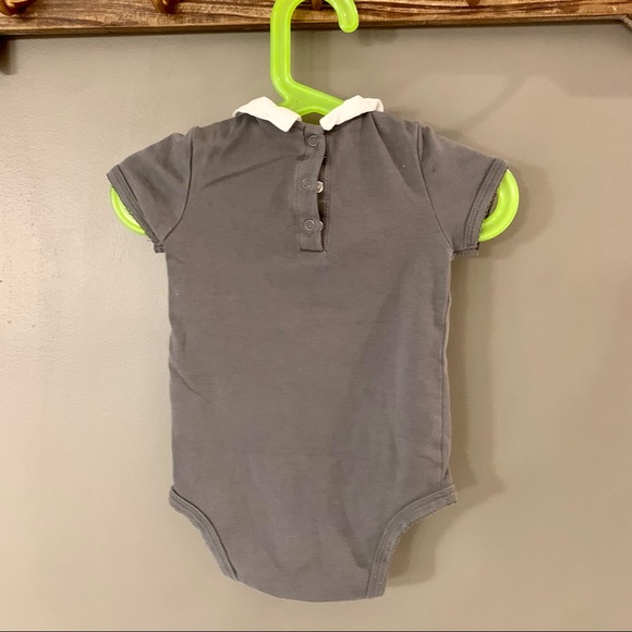 Victoria Beckham for Target baby girl onesie [12 months, white, grey, frilly] - Picture 3 of 3